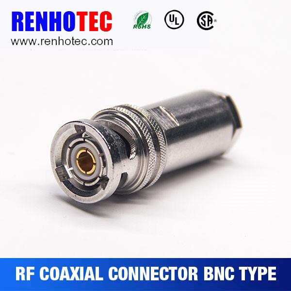 高频BNC连接器公头锁接线