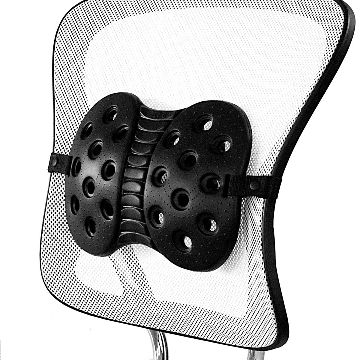 BackJoy人体工学腰靠背靠办公室汽车好伴侣透气非记忆棉车用