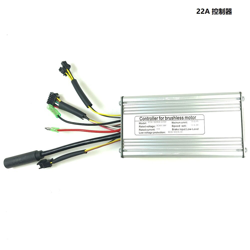 昆腾6管36/48V KT-22A SM接头 方波控制器/配用带显示转把6线