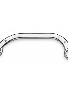 公制半月环形扳手 弯曲12角梅花扳手 57.13X15