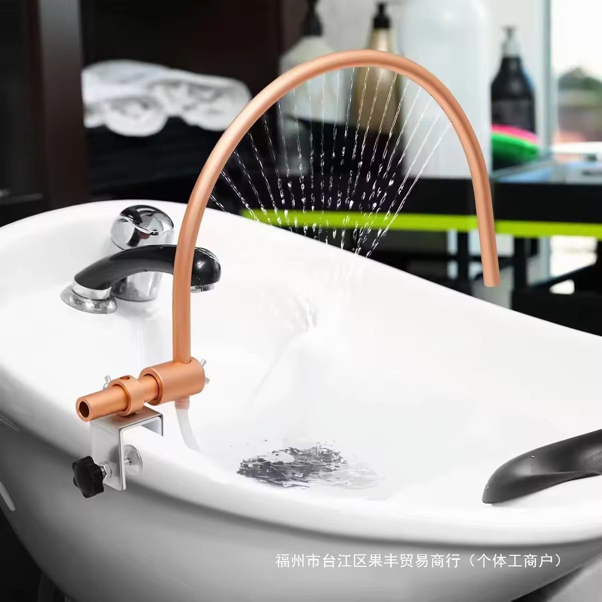 发廊冲水床移动茶麸水循环头疗仪冲水洗头床加装头道汤水疗机