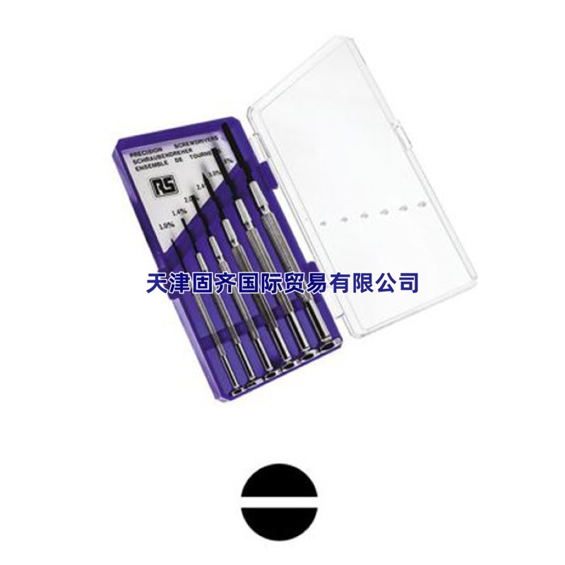 欧时电子RSPRO537-8616件装扁头微型精密螺丝刀套件一字型