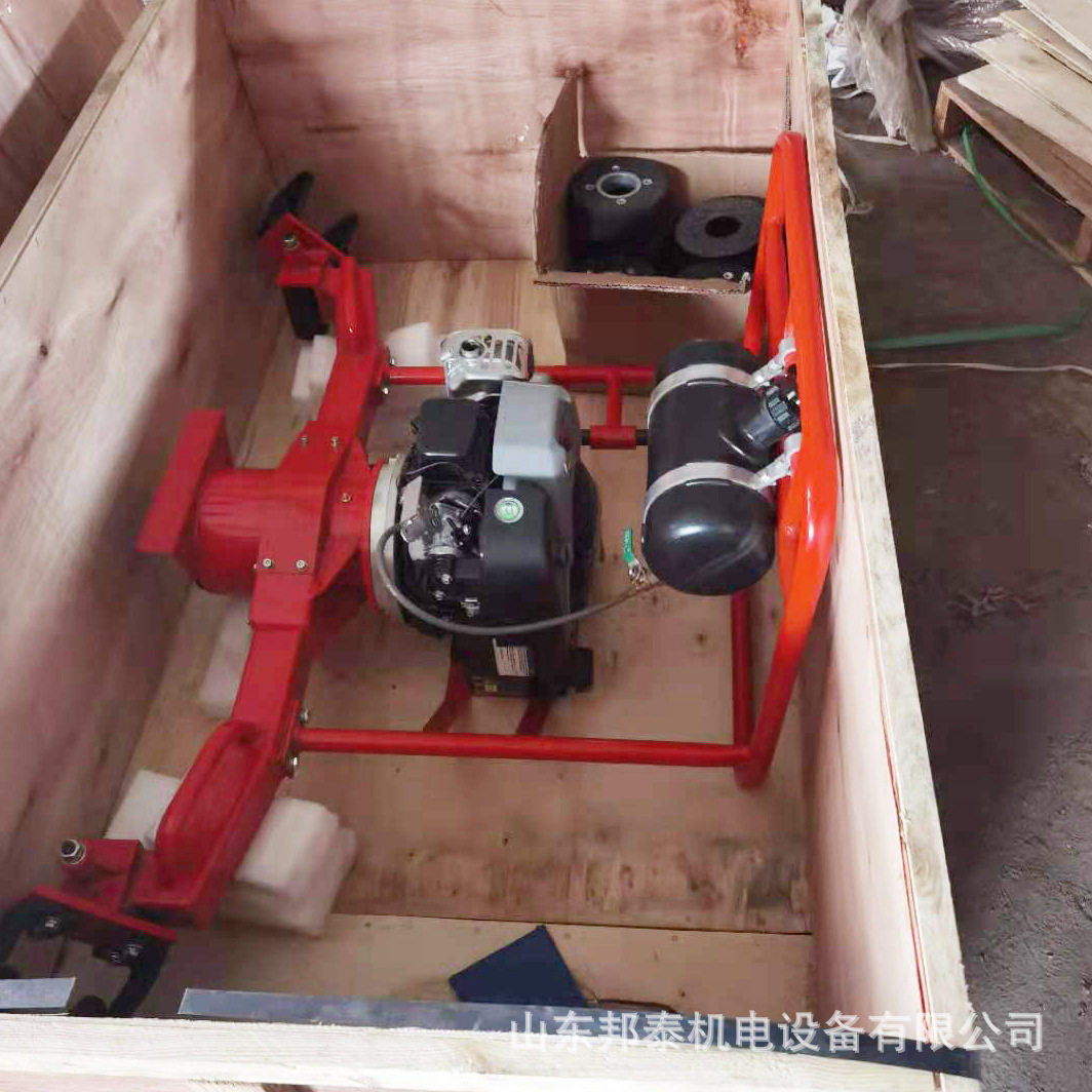 二冲程汽油机轨道磨削器手扶式内燃钢轨接头磨平机 FMG-4.4磨轨器