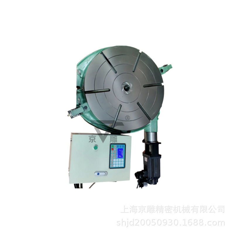 TSL300立卧工作台+法兰+卡盘+伺服电机+控制台HV-12寸电动分度盘