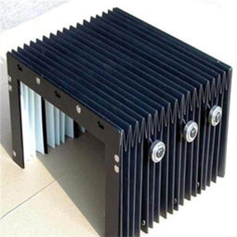 数控机床风琴式防护罩伸缩防护罩PVC阻燃防护罩盔甲防护罩