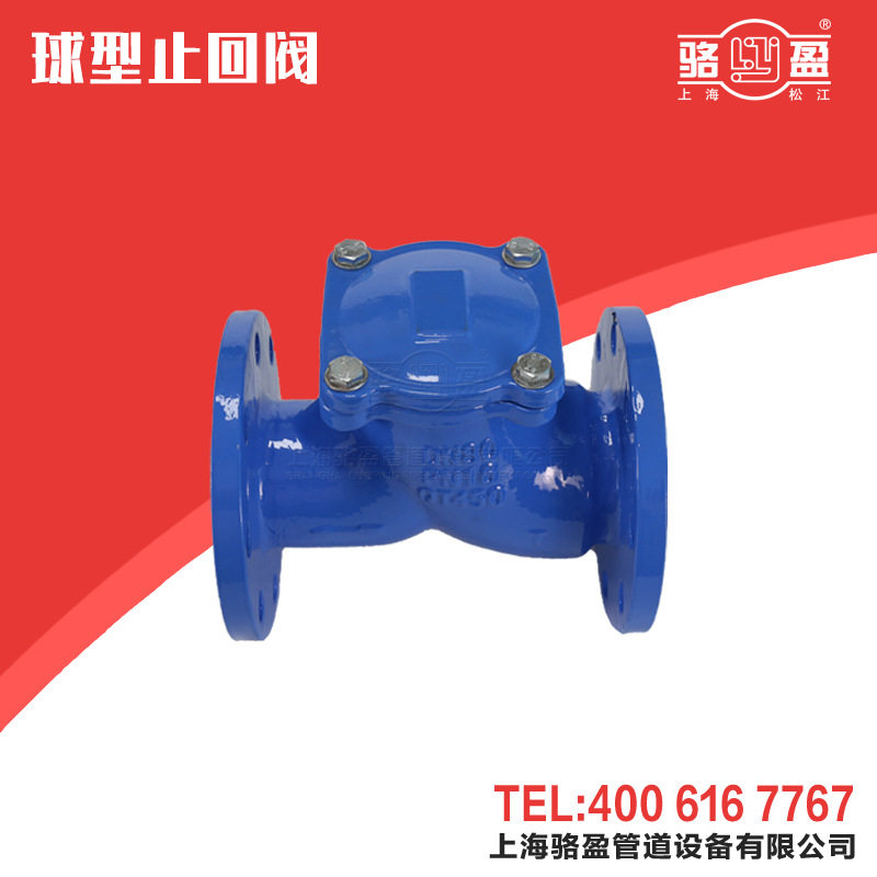 HQ41X球型止回阀球型污水止回阀阀体球墨铸铁防倒流逆水阀门