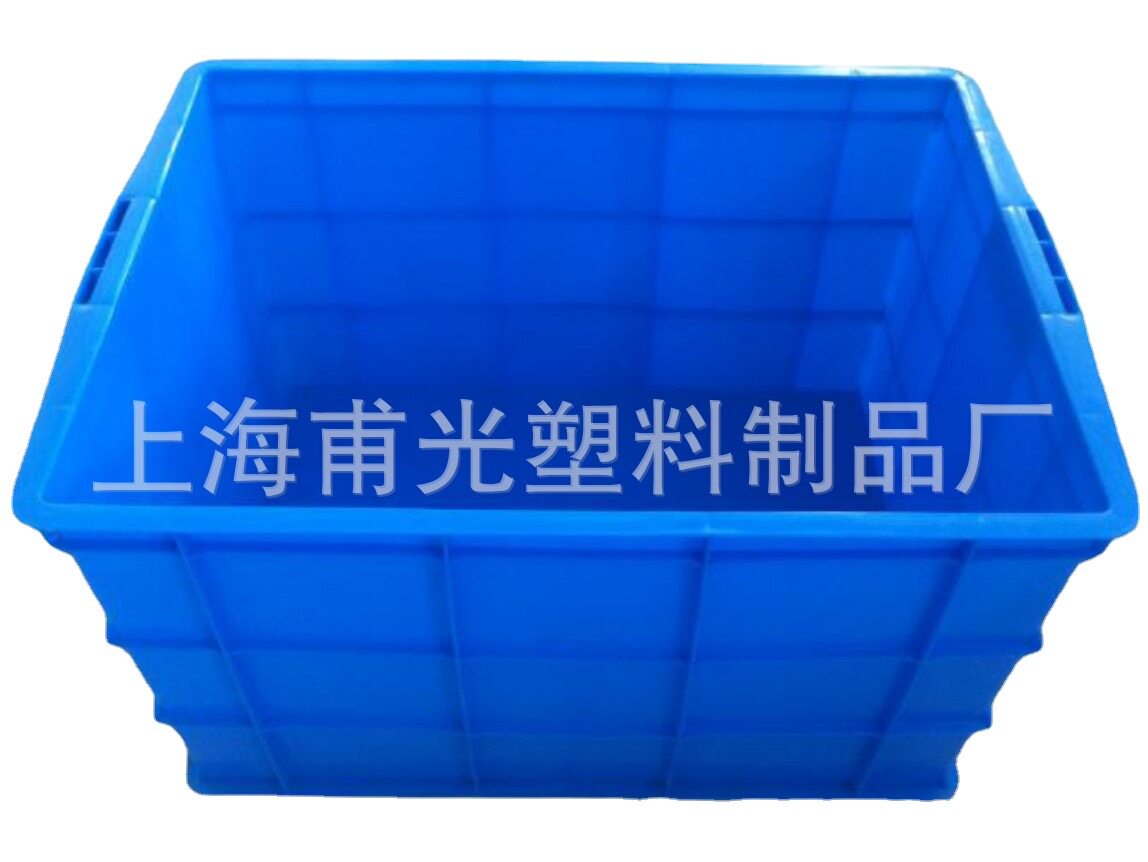 上海厂家供应780-470塑料周转箱蓝色加厚大号塑胶收纳工具整理箱
