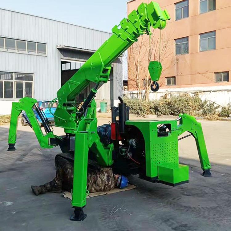润沃机械3吨蜘蛛吊履带式蜘蛛起重机微型自行走履带吊