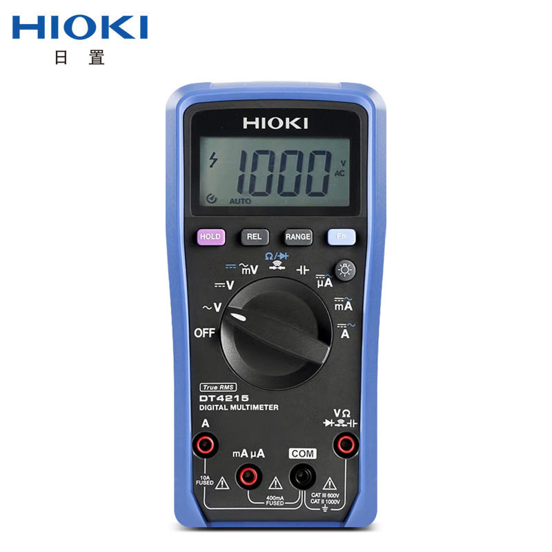 日置HIOKI小型数字万用表DT4215/4222多用表电压电阻测量3244-60