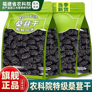 农科院新疆桑葚干黑桑椹特级正宗泡水优质泡酒免洗水果官方旗舰店