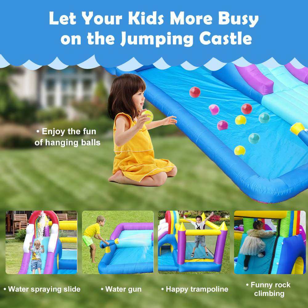 儿童充气城堡户外小型滑梯淘气堡室内外水上乐园蹦蹦床水枪城堡,农机/农具/农膜,割灌机/割草机/油锯,淘宝优惠券,粉丝福利购,淘宝优惠卷