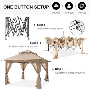 庭院家用遮阳棚户外凉蓬室外摆摊雨棚大型罗马帐篷露天休闲四角棚