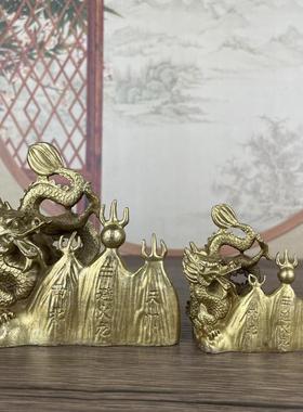 0避火龙摆件室内家居合金工艺品摆件