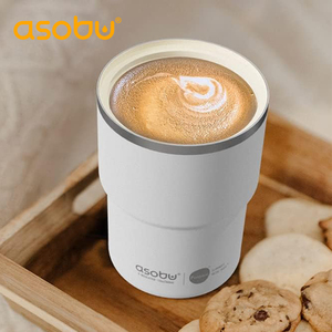 ASOBU陶瓷内胆不锈钢咖啡杯带盖