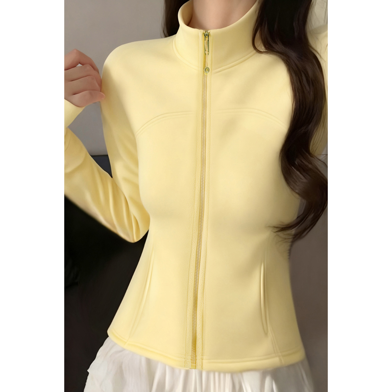 【免费试穿】修身摇粒绒外套女冬