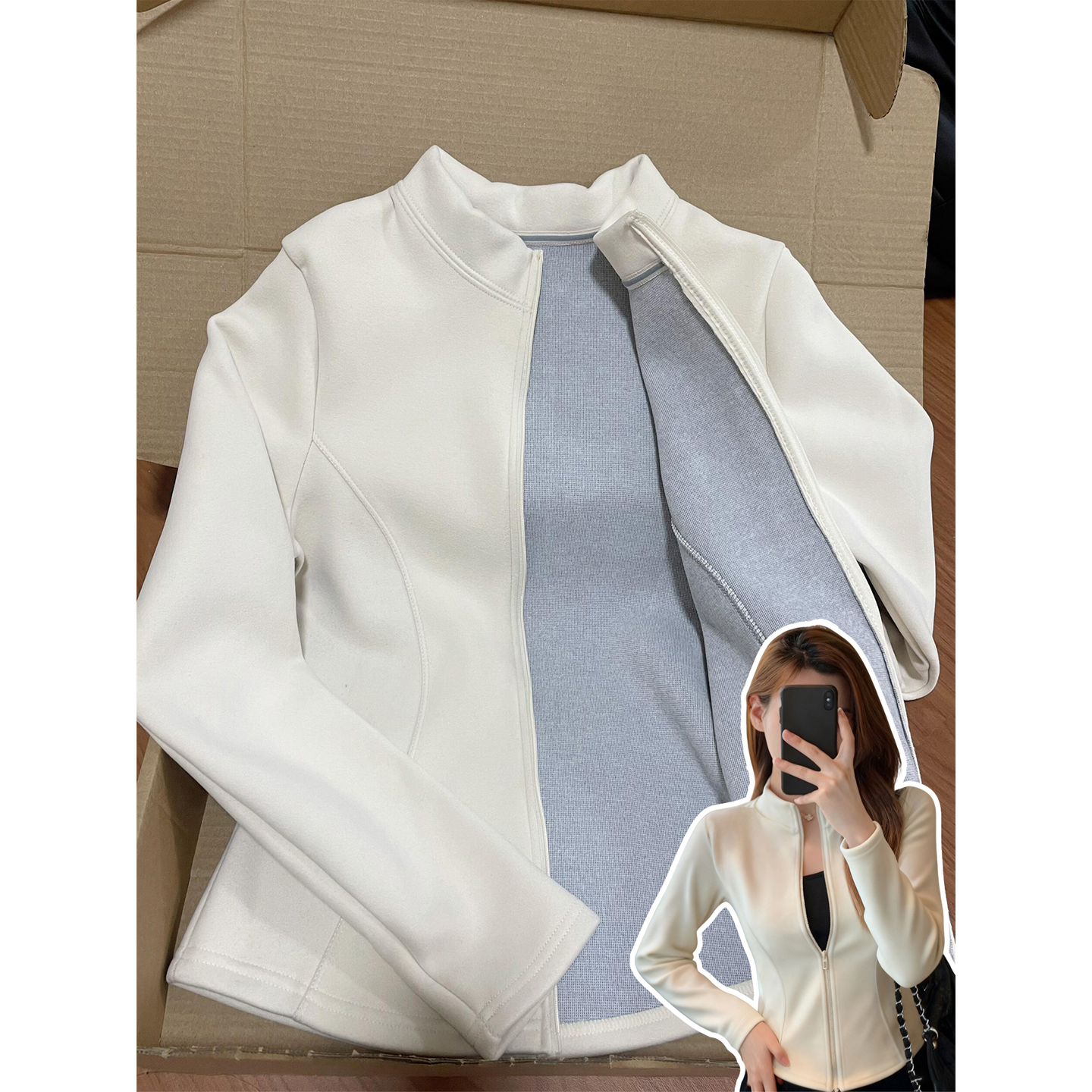 【现货速发】石墨烯摇粒绒外套女