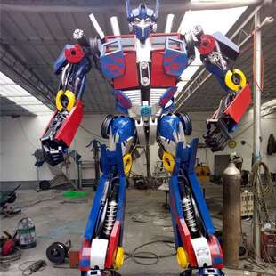 大型变形型金刚机器人模型广场商场展会装饰用擎天柱模型雕塑