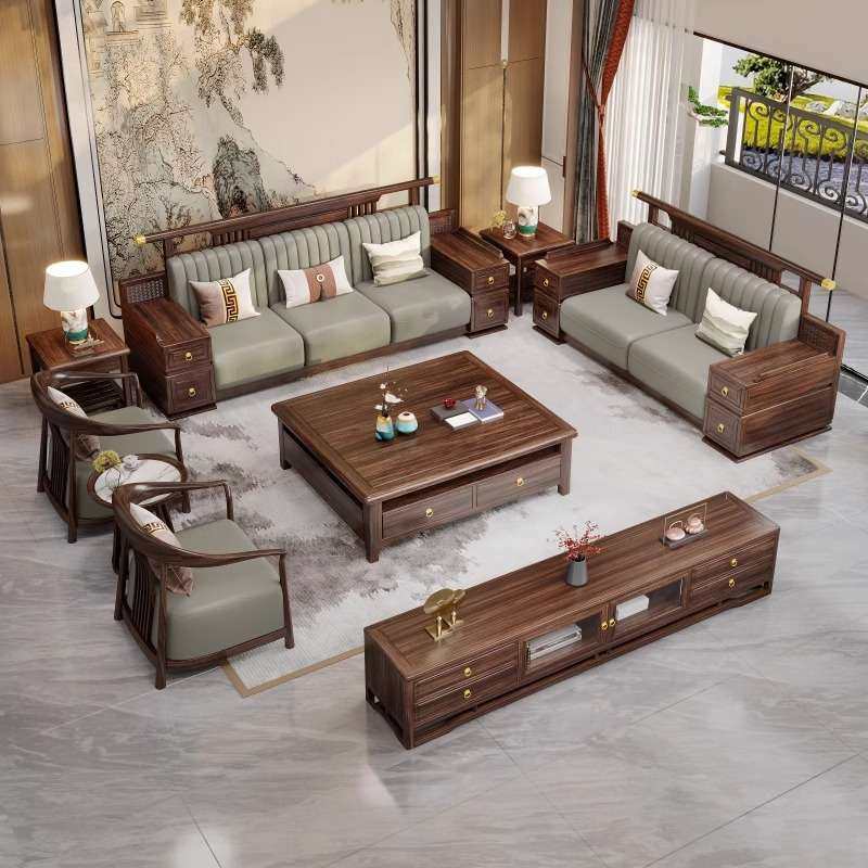 新中式乌金木沙发实木储物别墅高端轻奢大小户型冬夏两用客厅家具,农机/农具/农膜,割灌机/割草机/油锯,淘宝优惠券,粉丝福利购,淘宝优惠卷