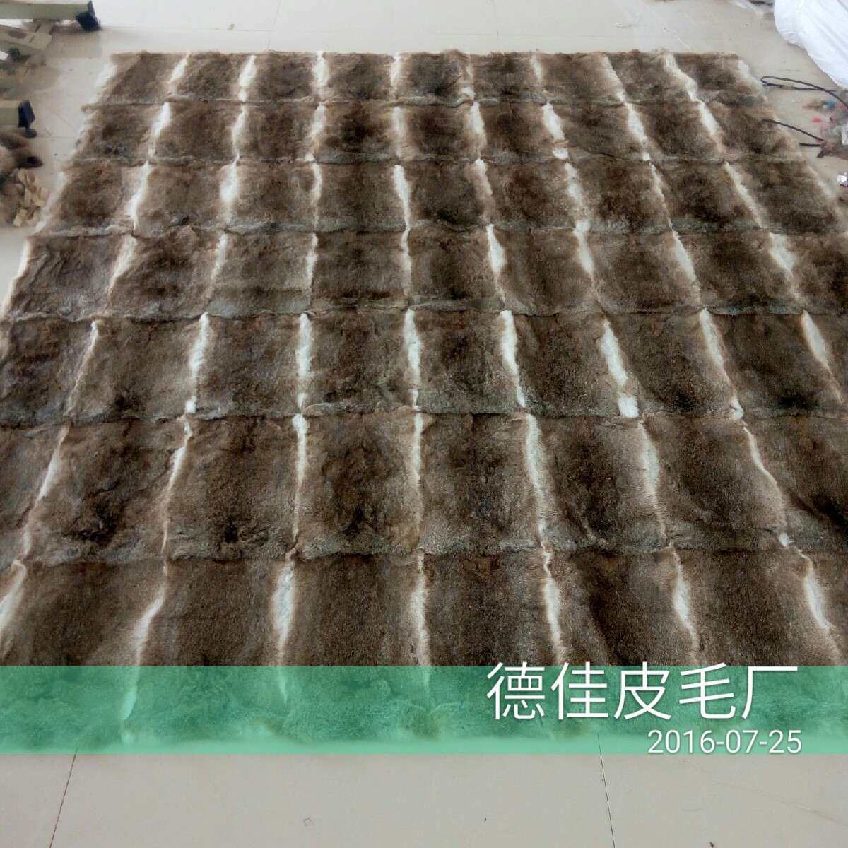 狐狸毛床罩1.8米*2米獭兔皮家居床毯样板间裘皮地毯钢琴兔毛挂毯