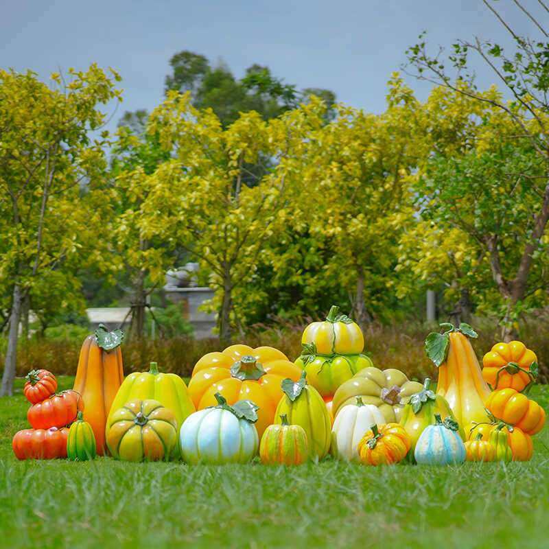 户外玻璃钢仿真南瓜雕塑花园林景区农场庄园丰收美陈蔬菜装饰摆件,农机/农具/农膜,割灌机/割草机/油锯,淘宝优惠券,粉丝福利购,淘宝优惠卷