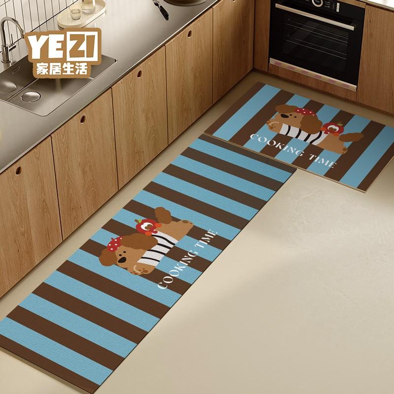 新疆包邮腊肠狗厨房地垫防滑防油可擦免洗耐脏矽藻泥吸水脚垫家用