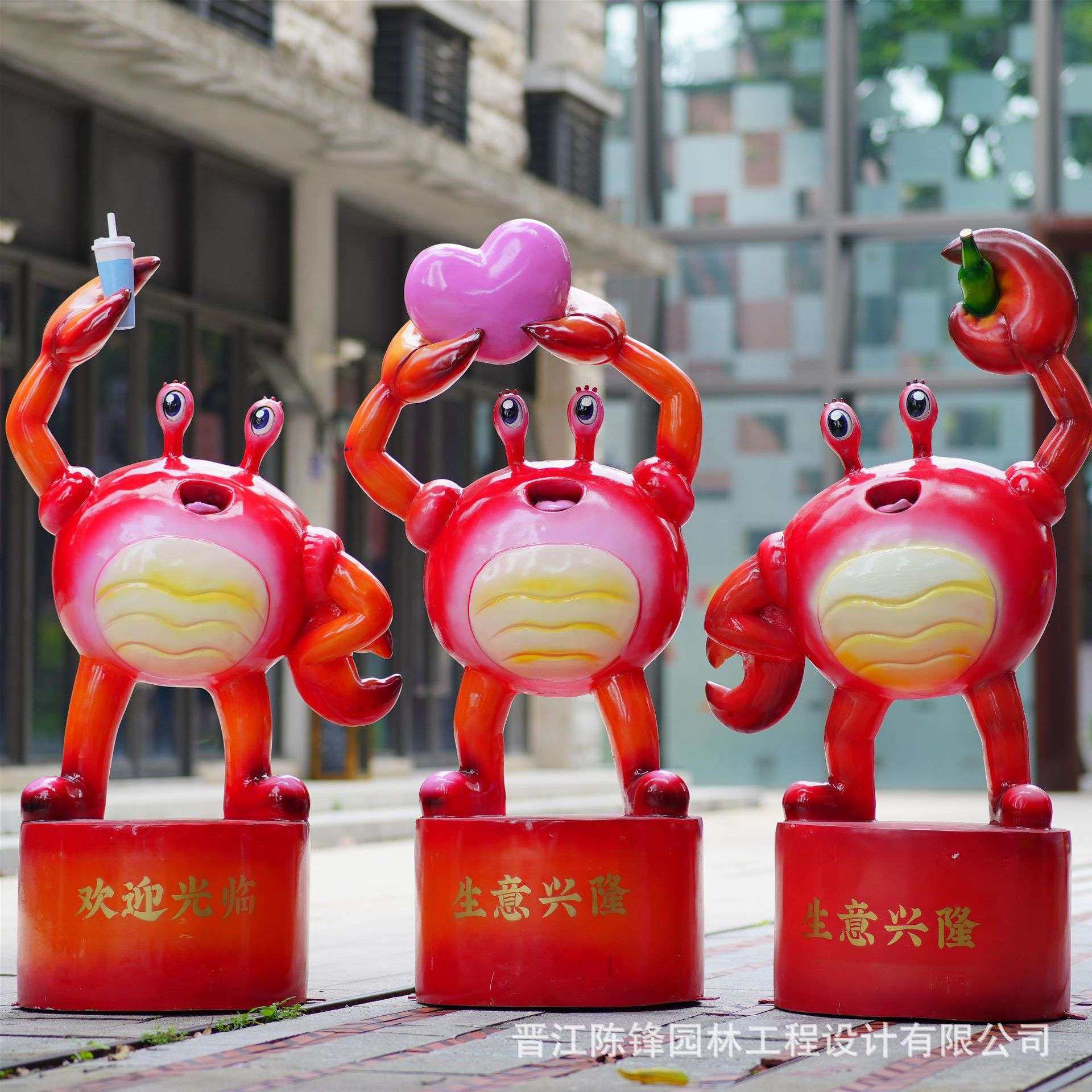 创意雕塑卡通小龙虾玻璃钢动物门口广场大排档酒店装饰海鲜大摆件,家居饰品,户外/庭院摆件,淘宝优惠券,粉丝福利购,淘宝优惠卷