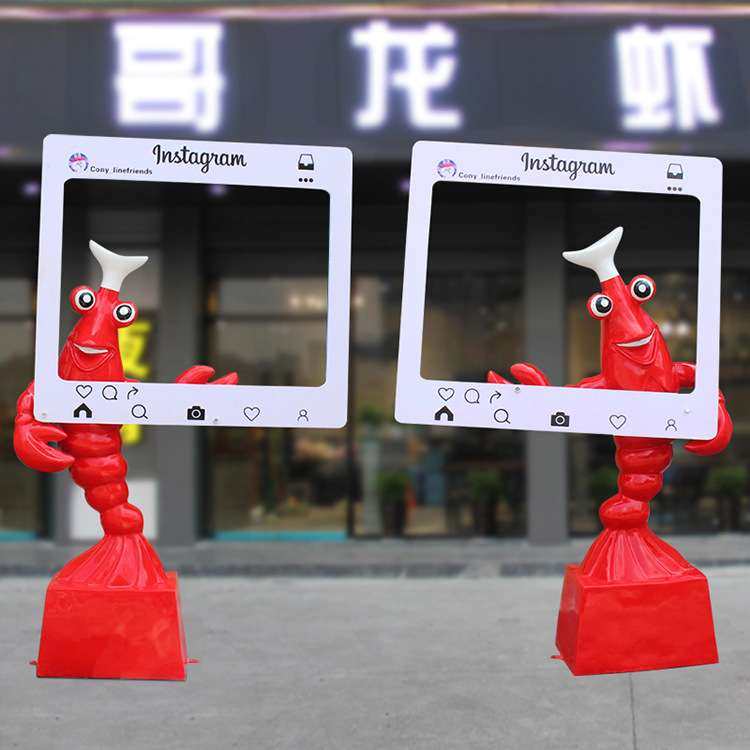 玻璃钢卡通小龙虾雕塑发光摆件户外大排档商场酒店海鲜楼迎宾装饰,农机/农具/农膜,割灌机/割草机/油锯,淘宝优惠券,粉丝福利购,淘宝优惠卷