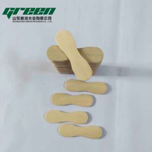 雪糕棒60*17*2冰勺冰淇淋勺原木色冰棒棍冰糕棒木制摆件