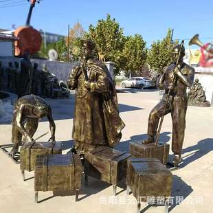 玻璃钢林则徐雕像虎门销烟主题公园展馆英雄人物雕塑户外大型摆件