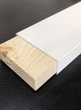 禹朝铝方管80x25x2白色铝方通金属平开门衣柜框架铝合金型材铝管