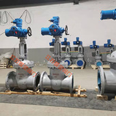 64C DN200隔爆型一体式 智能型闸阀 MKZ941H 带485 矿用电动闸阀