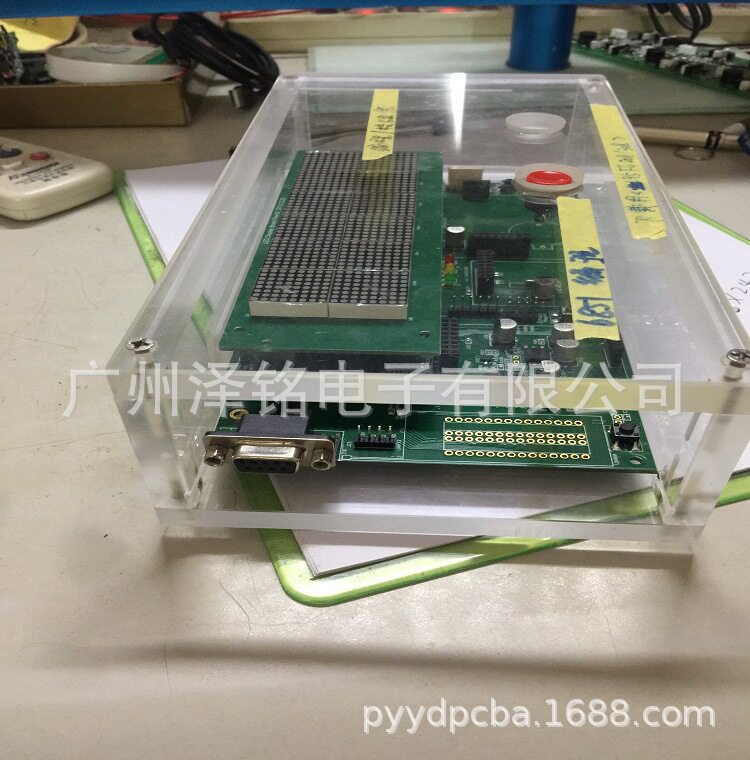 亚克力测试工装夹具测试架测试治具亚克力电路板固定盒图片
