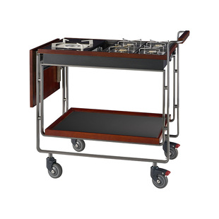 南方卡式炉煮餐车酒店餐厅移动五头鲍鱼车套房餐车加热烹饪服务车