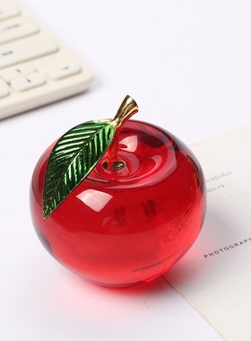 速发圣诞节水晶摆件礼平用品内饰品吉祥保车安创意可爱果送人汽物