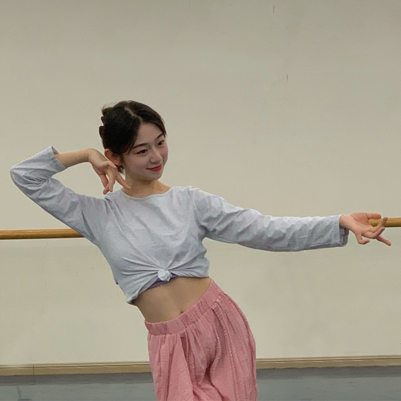 速发舞练功服长袖古服舞衣典舞蹈服新装款形体服