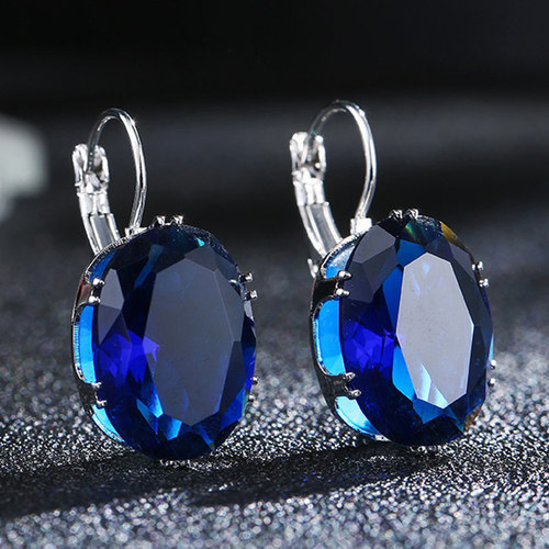 现货速发1 Pr Fashio Jewelry Wo Veties D Gift Sier Big