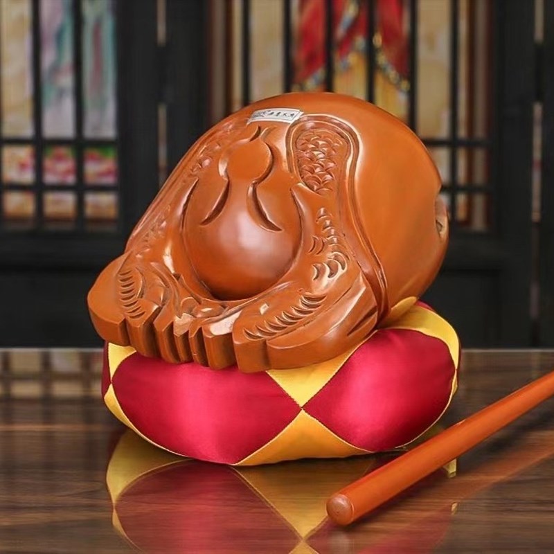 速发木木木雕木手佛家用品法器念佛经用鱼敲打击实鱼