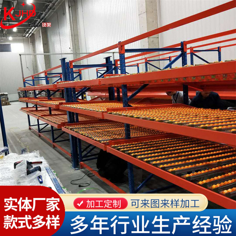 现货速发仓储流利条货架先进先出滚轮滑轮式重型五金配件流利式货