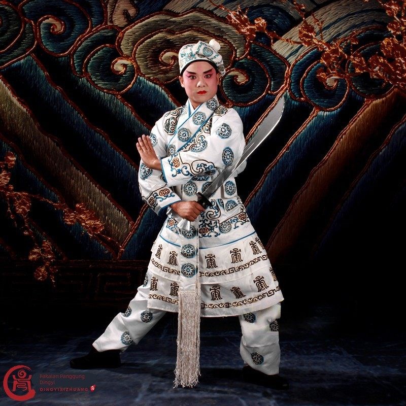 速发太保小将花抱衣 古装三台演出服装京剧舞岔口戏曲戏剧武生打
