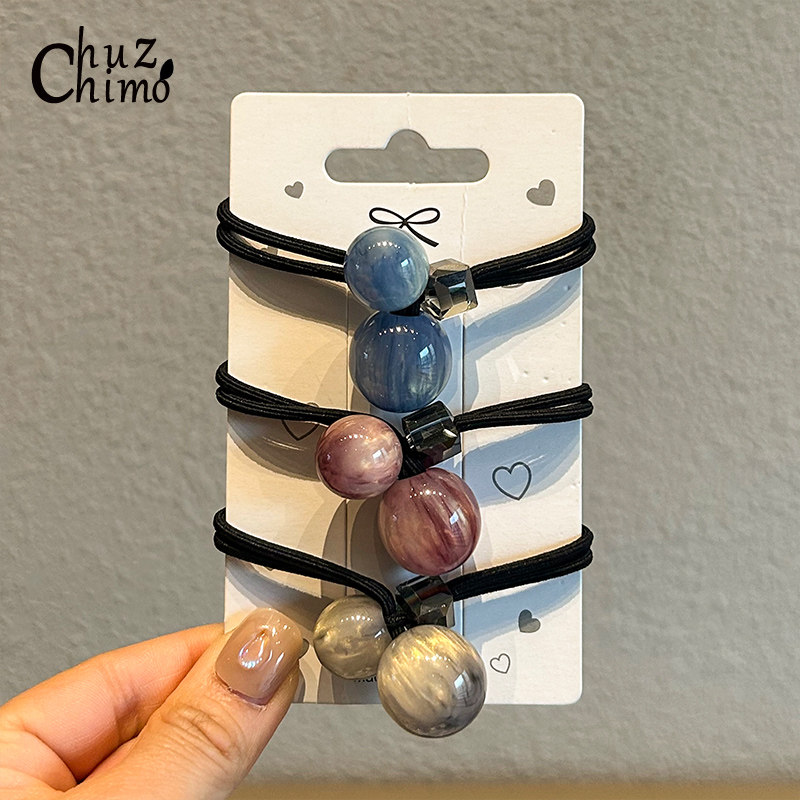 简约高级感星球珍珠头绳女气质丸子头皮筋发圈高弹力头饰马尾发绳,饰品/流行首饰/时尚饰品新,发饰,淘宝优惠券,粉丝福利购,淘宝优惠卷