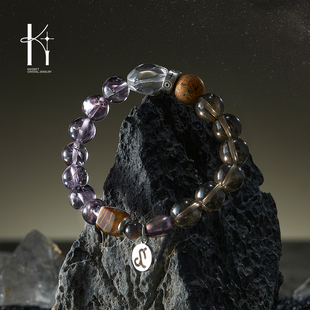 KKISMET 12星座—摩羯座  天然水晶 疗愈手串 安全稳定感 饰品