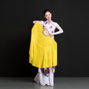 速发儿童舞蹈扇子跳广扇子舞长对扇舞场加扇子扭秧歌扇双面成人表