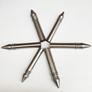 速发包邮 不锈钢实心  枪后戳攥红缨枪后镦 枪尾 枪配件 可