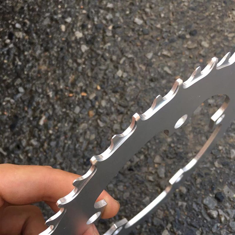 折叠自行车公路车正负齿单盘五孔大齿盘片防掉链盘铝合金大齿盘50