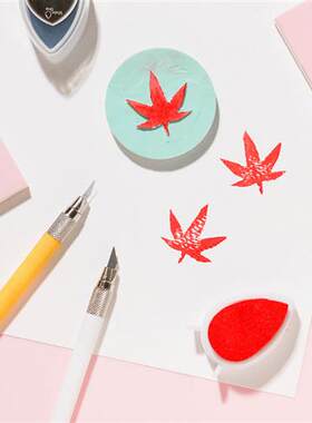 极速新手橡皮章雕刻套装印章材料包全套 初学者橡皮砖素材手工diy