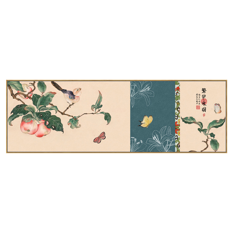 新中式牡丹客厅高档装饰画卧室床头墙画花鸟挂画沙发背景墙茶室横图片