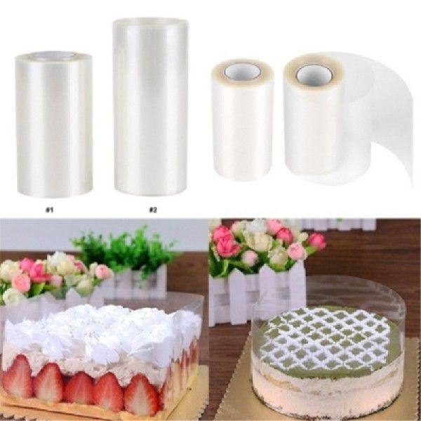1 Roll Cake Surround Film Transparent Cake Collar Kitchen Ac