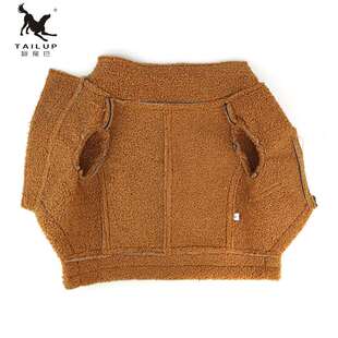 Tail-up/ Punk Lher Clothes Dog Autumn and Winter Clothes Fou