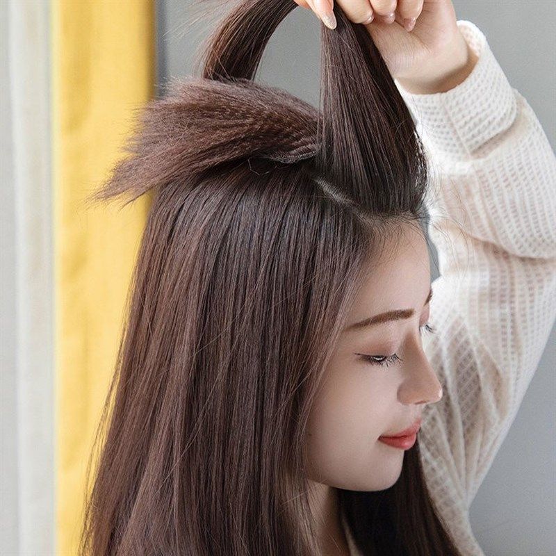 假发垫发片蓬松头顶假发片蓬蓬贴女无痕纹理烫增高颅顶蓬松垫发器
