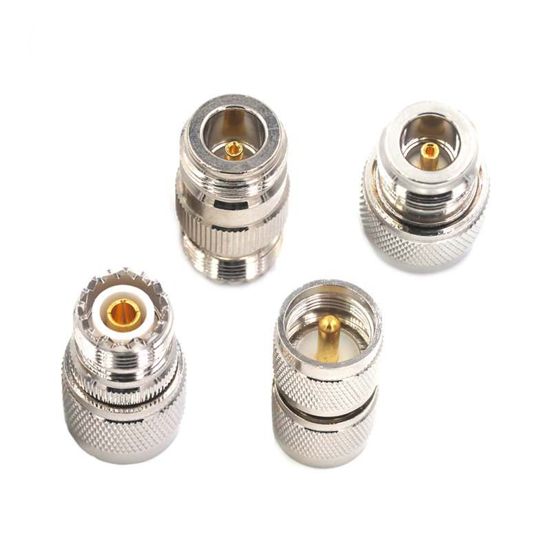 射频转接头UHF转N转接头 公转公母UHF母UHF公M头M公M母头N头SL16